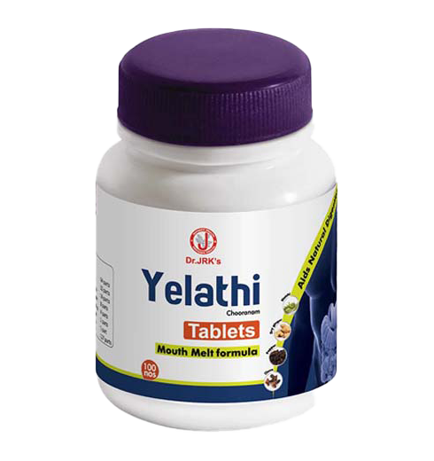 Dr. JRK's Yelathi Chooranam Tablet 60 no's – caredurastore.com